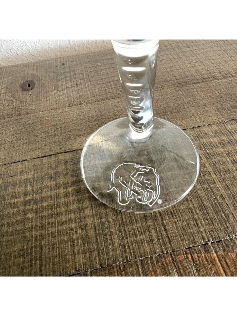 Delirium Stemmed Chalice Beer Glass Pink Elephant Set of 2 Glasses‎ Belgium